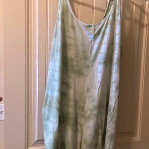 Smash + Tess shorty tie dye 3xl romper with pockets